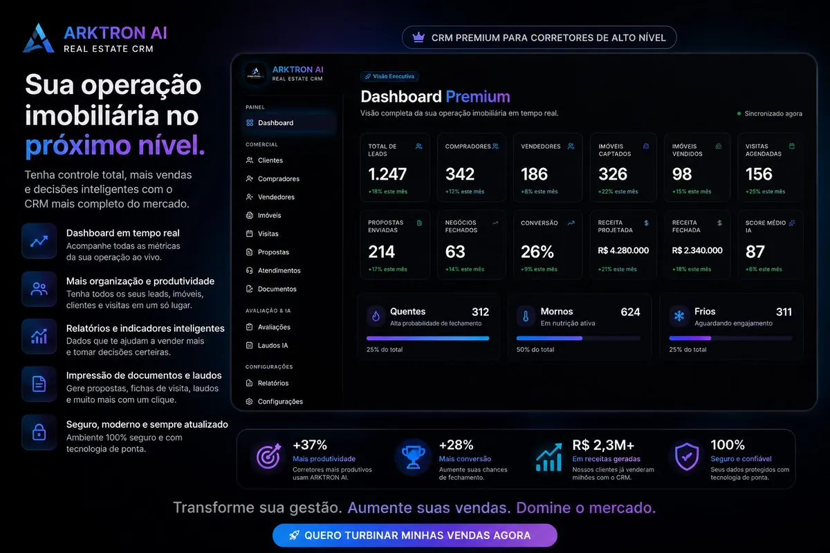 Avaliação imobiliária no ARKTRON